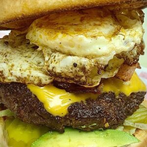 Avocado Bacon Cheese Burger