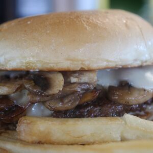 Mushroom Swiss Burger